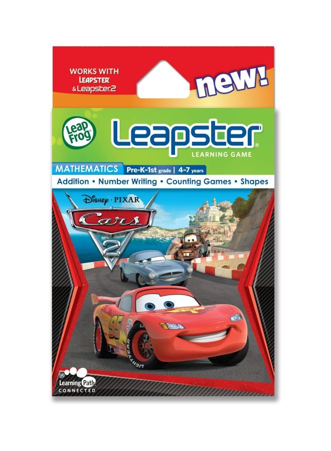 Leapster Mathematics Learning Game Disney Pixar Cars 2 80-30755E