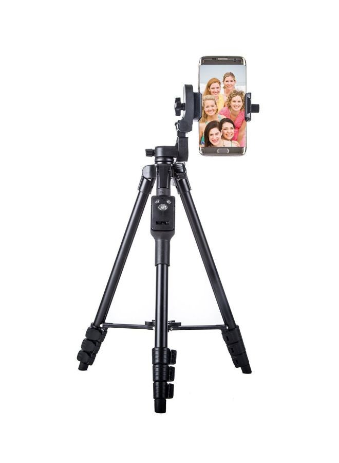 Tripod with Detachable Bluetooth Remote Control Black