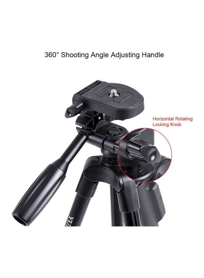 Tripod with Detachable Bluetooth Remote Control Black