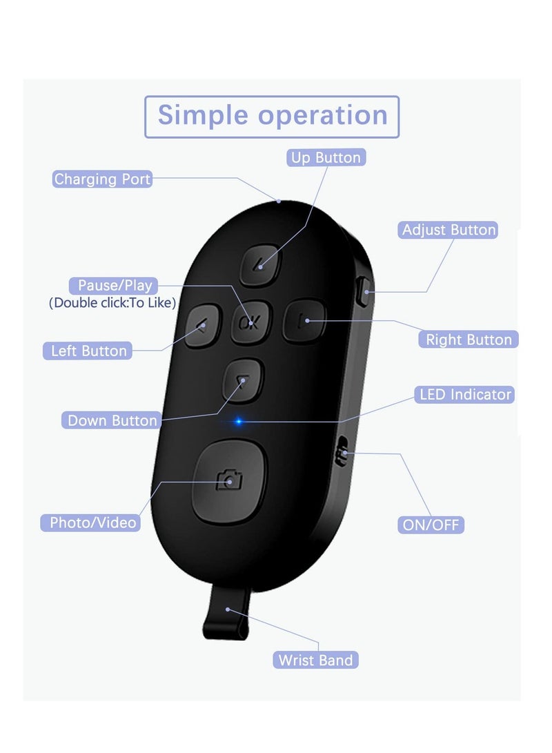 Selfie Clicker, Camera Photo and Video Clicker for iPhone, TIKTok & iPad Kindle Client, Support Tiktok Recording/Play/Pause/Give a Like