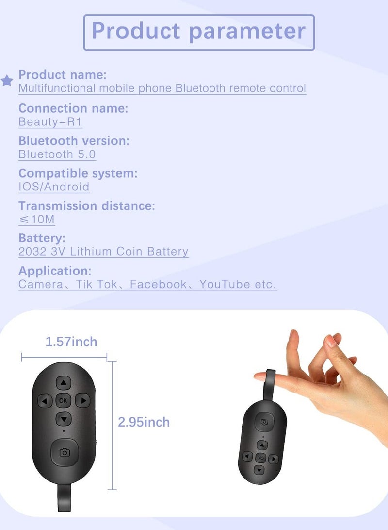 Selfie Clicker, Camera Photo and Video Clicker for iPhone, TIKTok & iPad Kindle Client, Support Tiktok Recording/Play/Pause/Give a Like