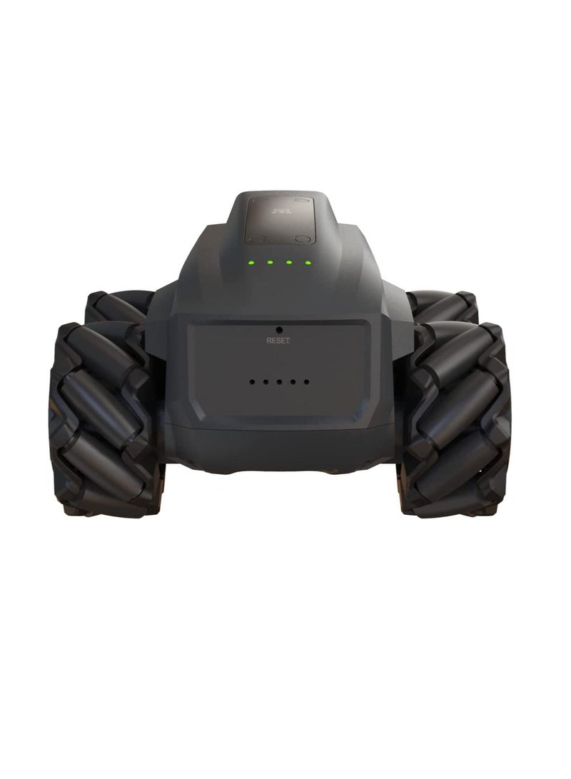 Moorebot Scout - Tiny AI-Powered Smart Camera Mobile Robot for Monitoring, Work with Alexa and Google Home, 1080P, Human and Pets Recognition, FWD Mecanum Wheels, Auto Patrol and Docking, Night Vision