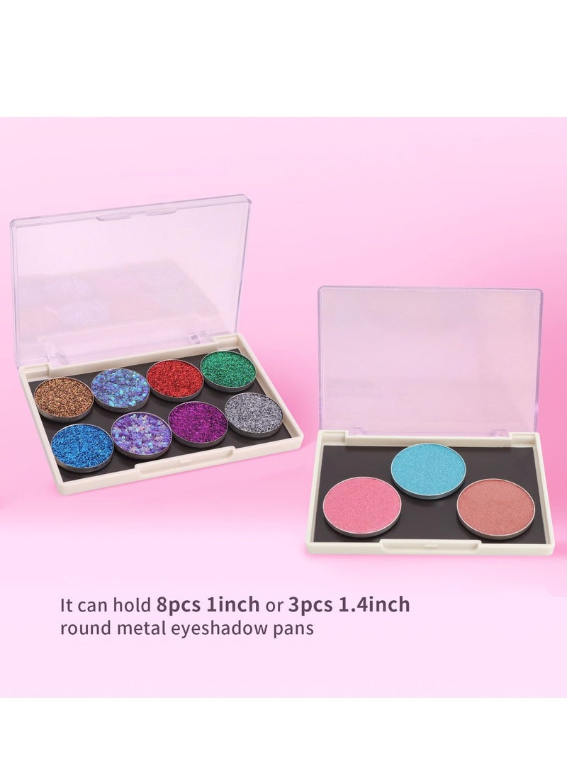 Magnetic Palette, 5 Pack Eyeshadow Pan Cosmetics Dispensing Storage Box, 4.37