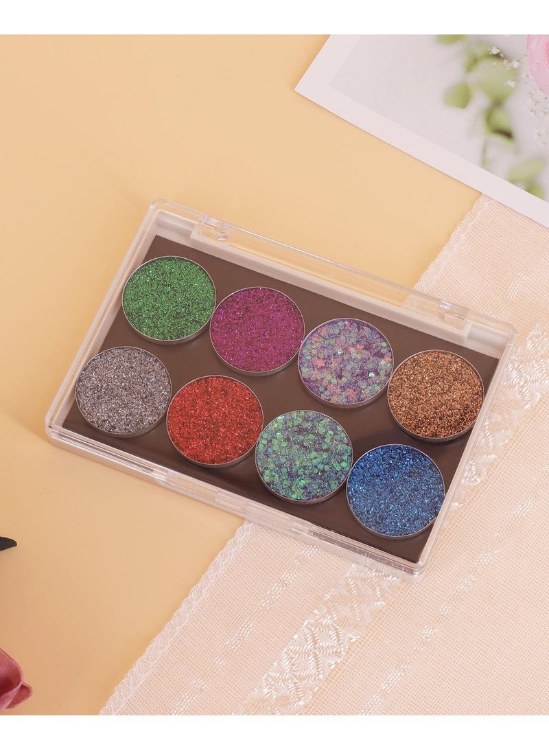 Magnetic Palette, 5 Pack Eyeshadow Pan Cosmetics Dispensing Storage Box, 4.37