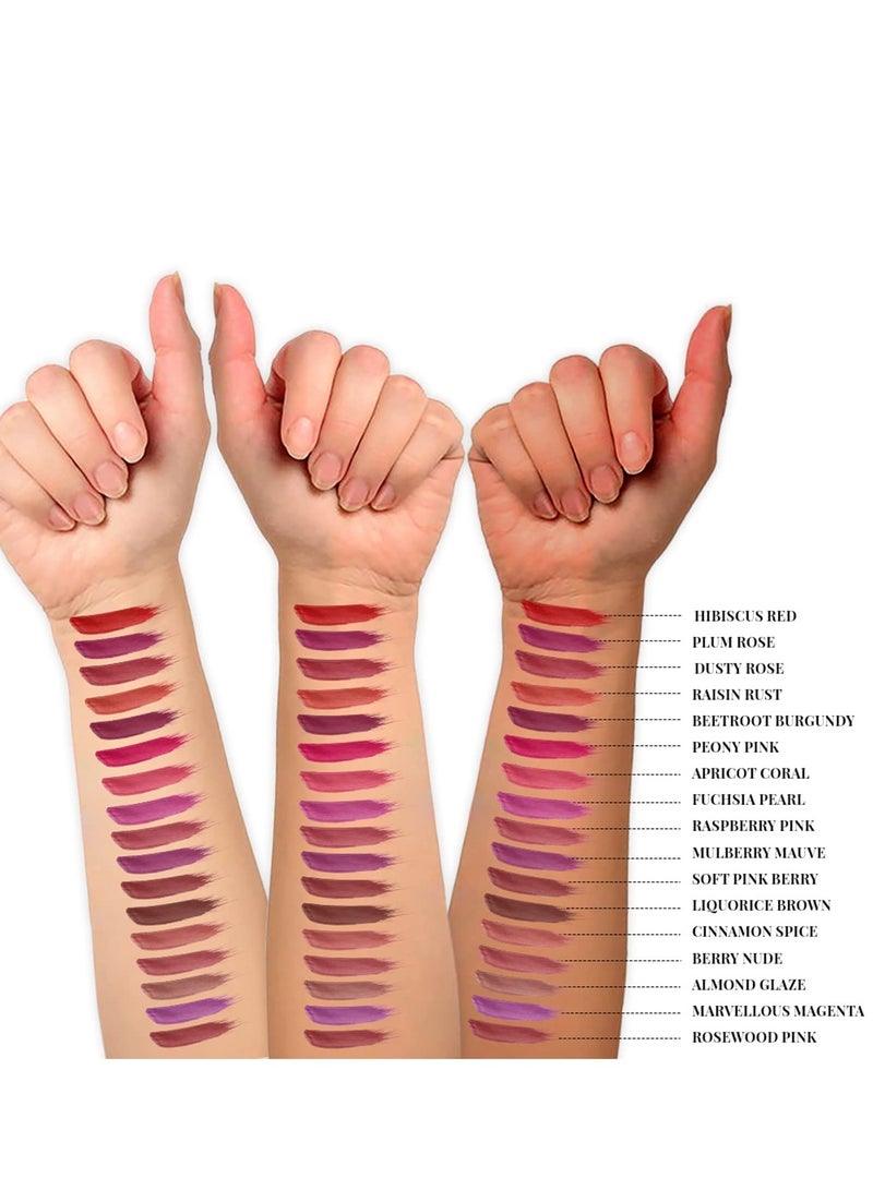 Just Herbs Ayurvedic Creamy Matte Long Lasting Liquid Lipstick