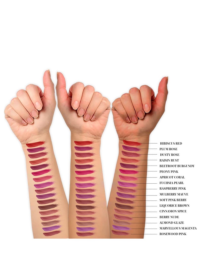 Just Herbs Ayurvedic Creamy Matte Long Lasting Liquid Lipstick