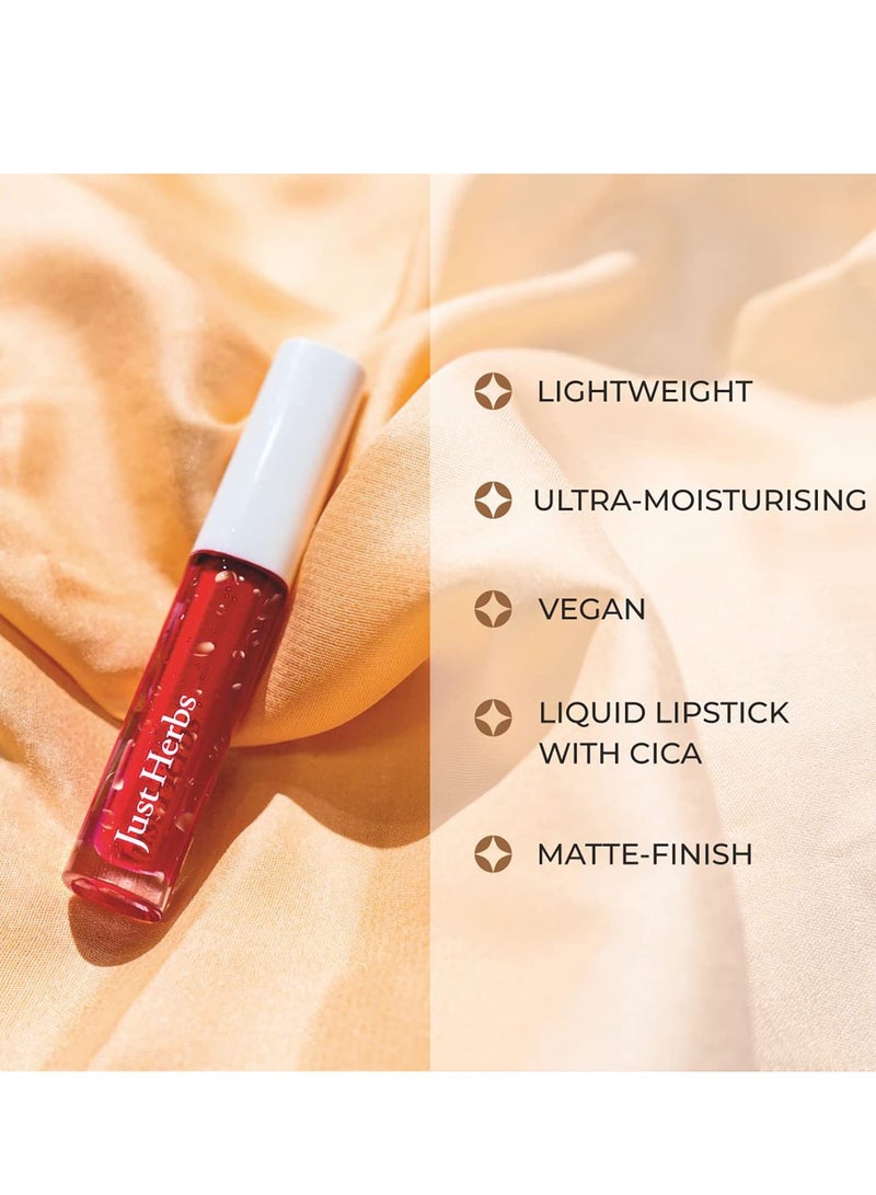 Just Herbs Ayurvedic Creamy Matte Long Lasting Liquid Lipstick