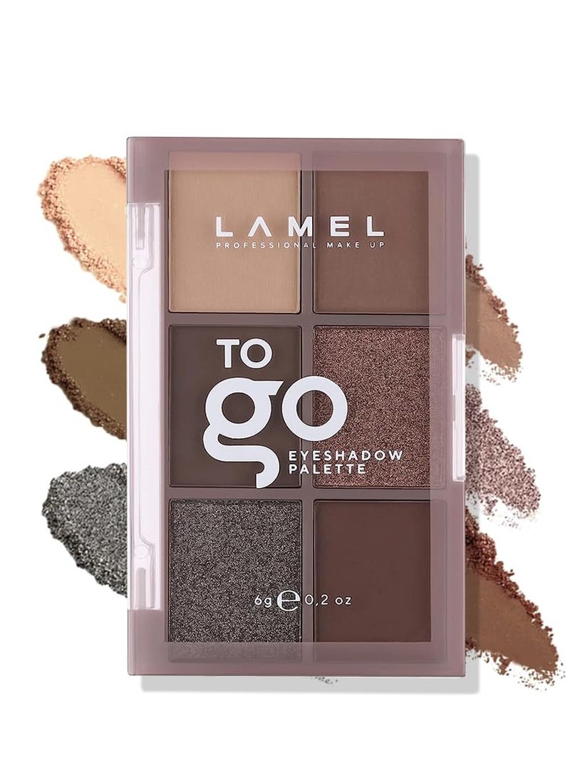 Lamel To Go Eyeshadow Palette 402 Warm Nude 6gm