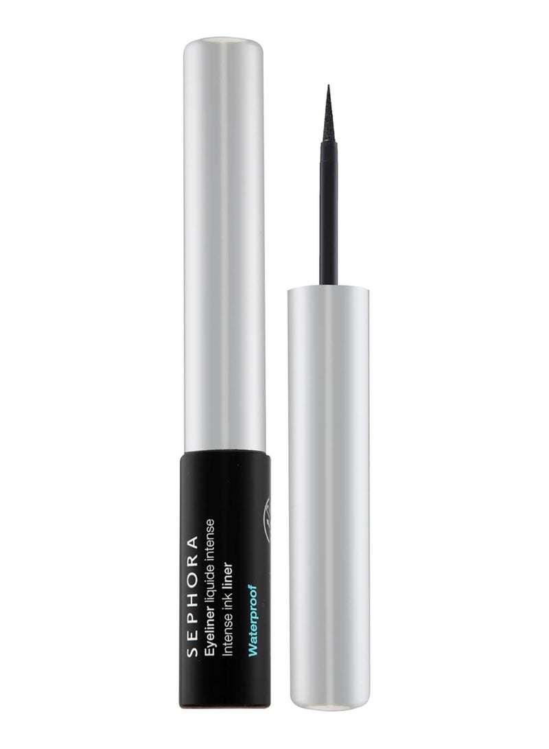 SEPHORA COLLECTION Intense Ink waterproof liquid eyeliner 01 - Satin Deep Black (2.8ml)