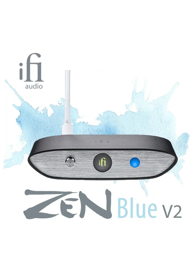 iFi ZEN Blue V2 HD Wireless Bluetooth 5.1 ESS Saber DAC Chip Music Receiving Decoder Hifi Professional Desktop Audio Equipment