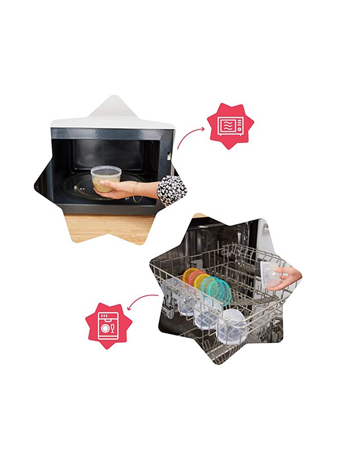 Pack Of 12 Badabowls, Airtight Food Storge, 100% Airtight, Bpa Free- Multicolor, 3000 Ml