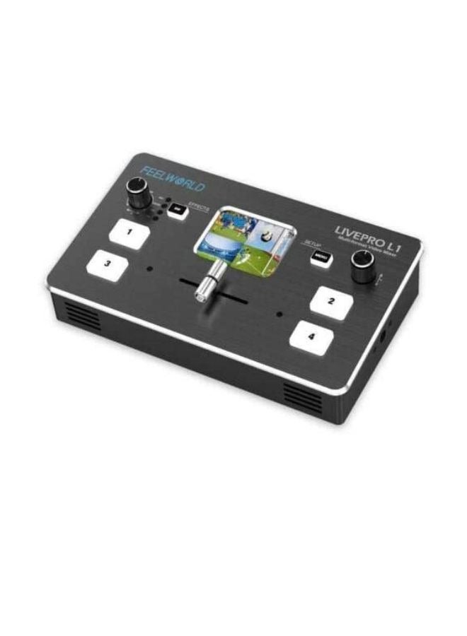 EELWORLD LIVEPRO L1 Multi-Format Video Switcher with 4 HDMI Inputs and USB 3.0 Output