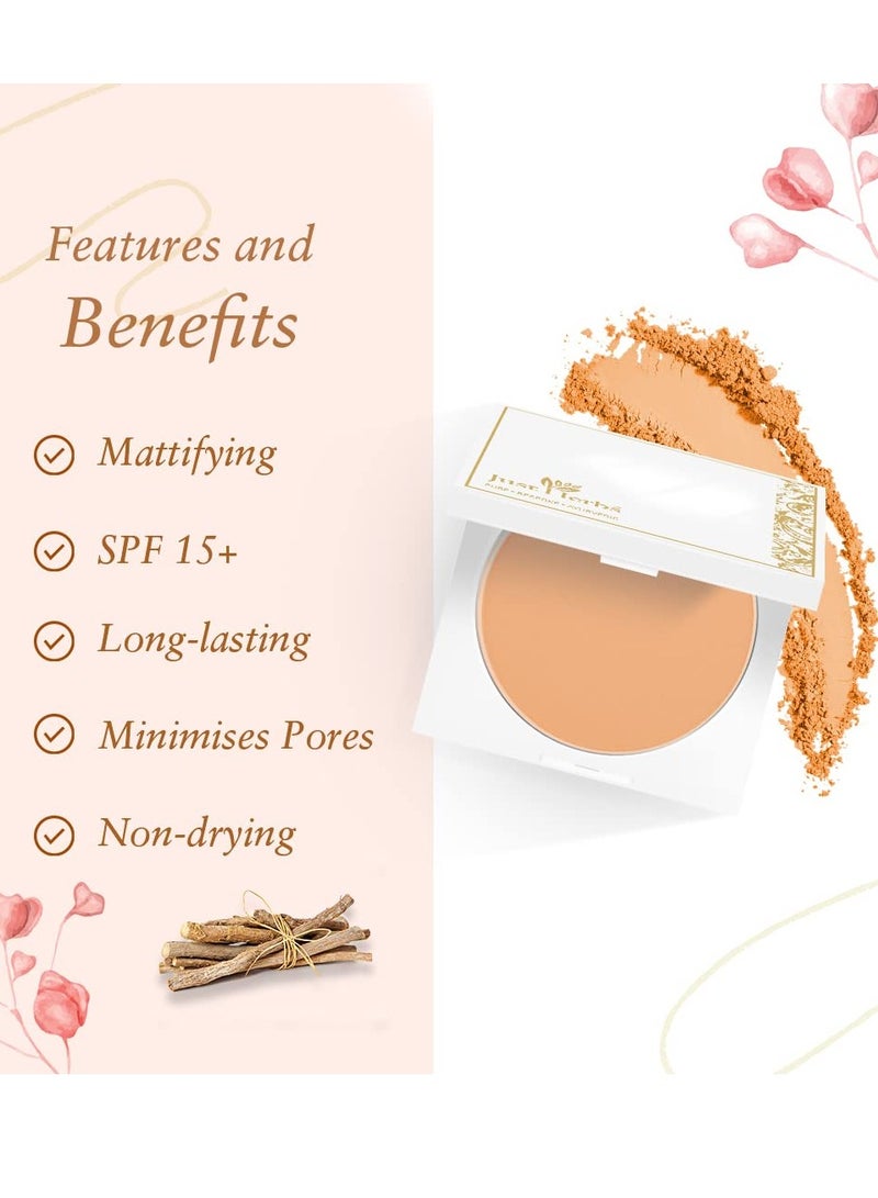 Just Herbs Compact Powder Mattifying Hydrating With SPF 15 9gm