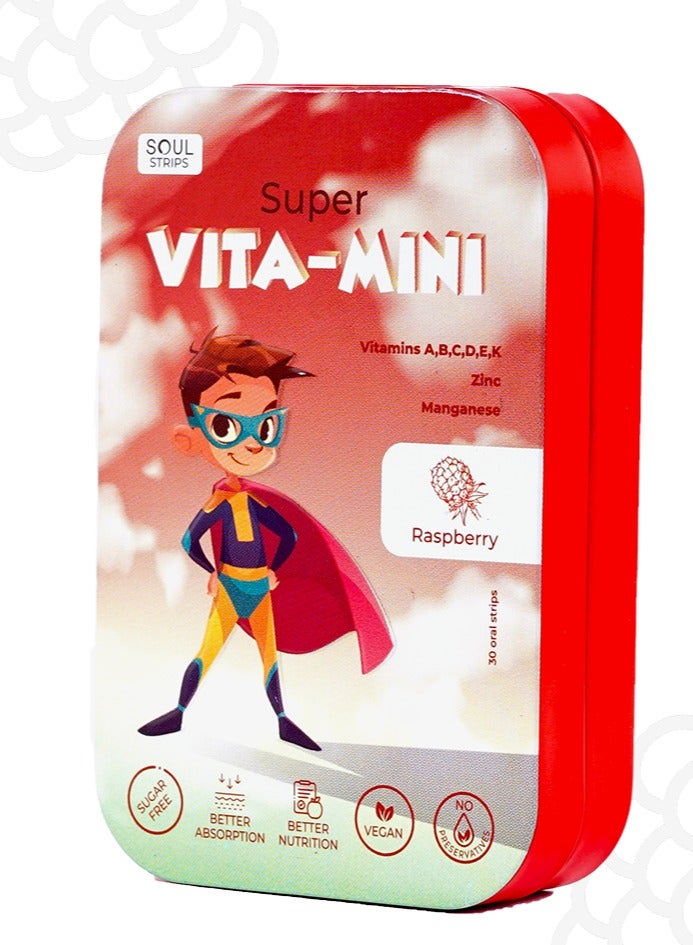 Super VITA-MINI Vitamins for Superheroes 30 oral strips