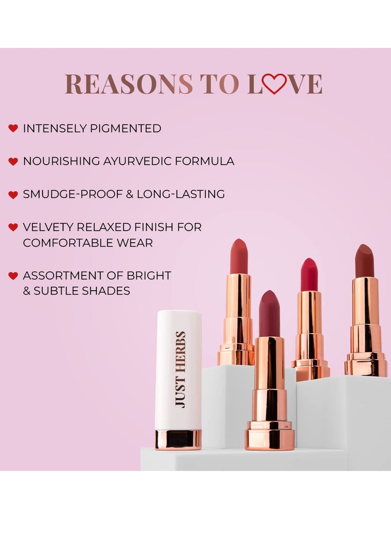 Just Herbs Matte Lipstick 4.2 gm