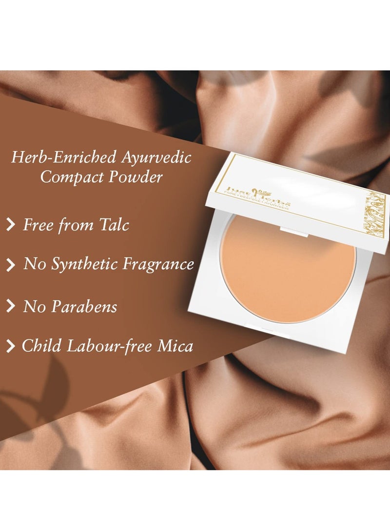 Just Herbs Compact Powder Mattifying Hydrating With SPF 15 9gm