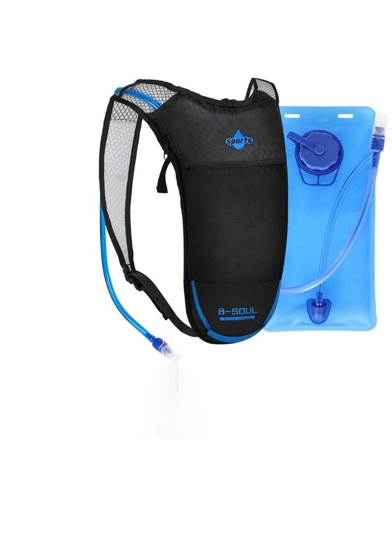 Hydration Backpack Cycling Pack, DELFINO with Water Bladder PBA Free Reservoir for Running Cycling Biking Hiking Climbing Skiing Hunting Pouch, Water Backpack