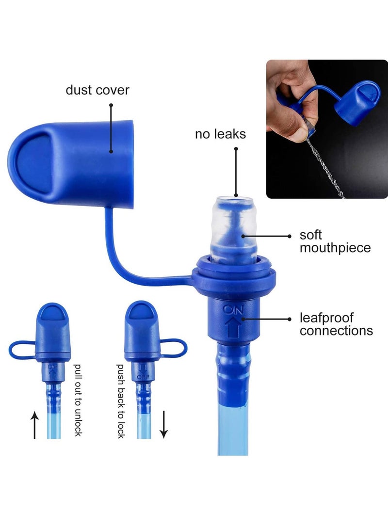 Hydration Backpack Cycling Pack, DELFINO with Water Bladder PBA Free Reservoir for Running Cycling Biking Hiking Climbing Skiing Hunting Pouch, Water Backpack