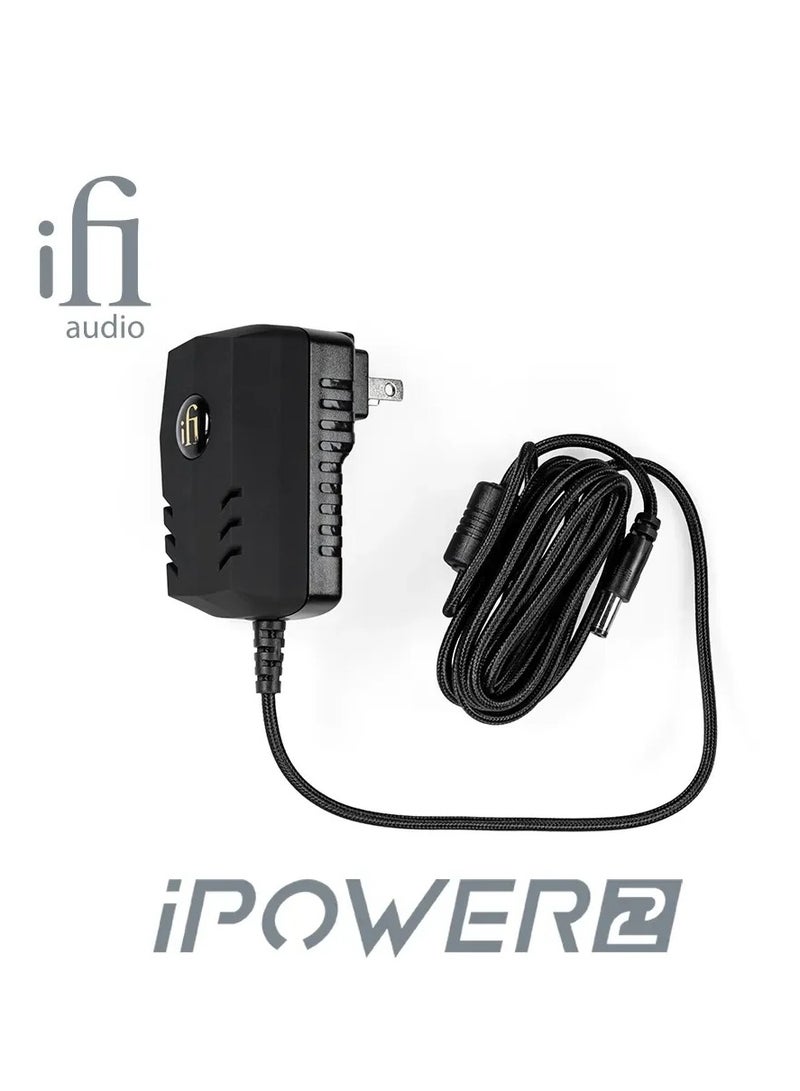 iFi iPower2 DC Low Noise Power Adapter Hifi Decodes Earphone Amplifier Low Ripple Noise Canceller Multiple Security Protections  5V/2.5A