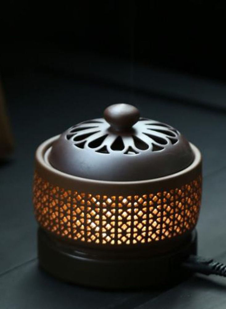 Electric Aromatherapy Furnace With Night LampFor Regular Temperature Adjustment