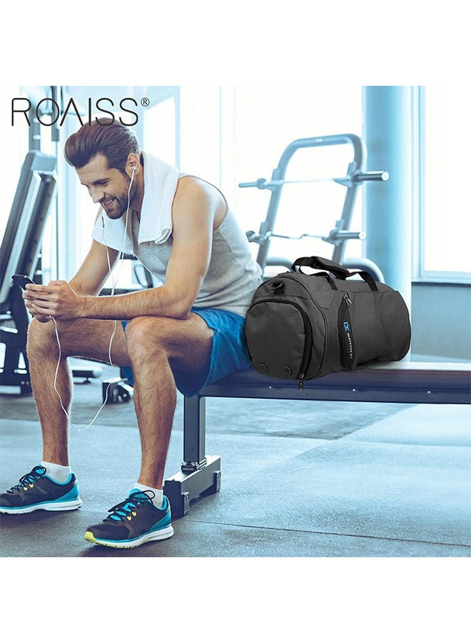 Men's Sports Travel Handbag Large Capacity Dry Wet Separation Independent Shoe Compartment Waterproof And Scratch Resistant Yoga Bag