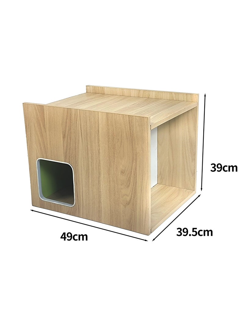 Wooden Cat Kennel Pet Cabinet Square Headboard Bedroom Bedside Pet Cabinet Dog Kennel Living Room Cat