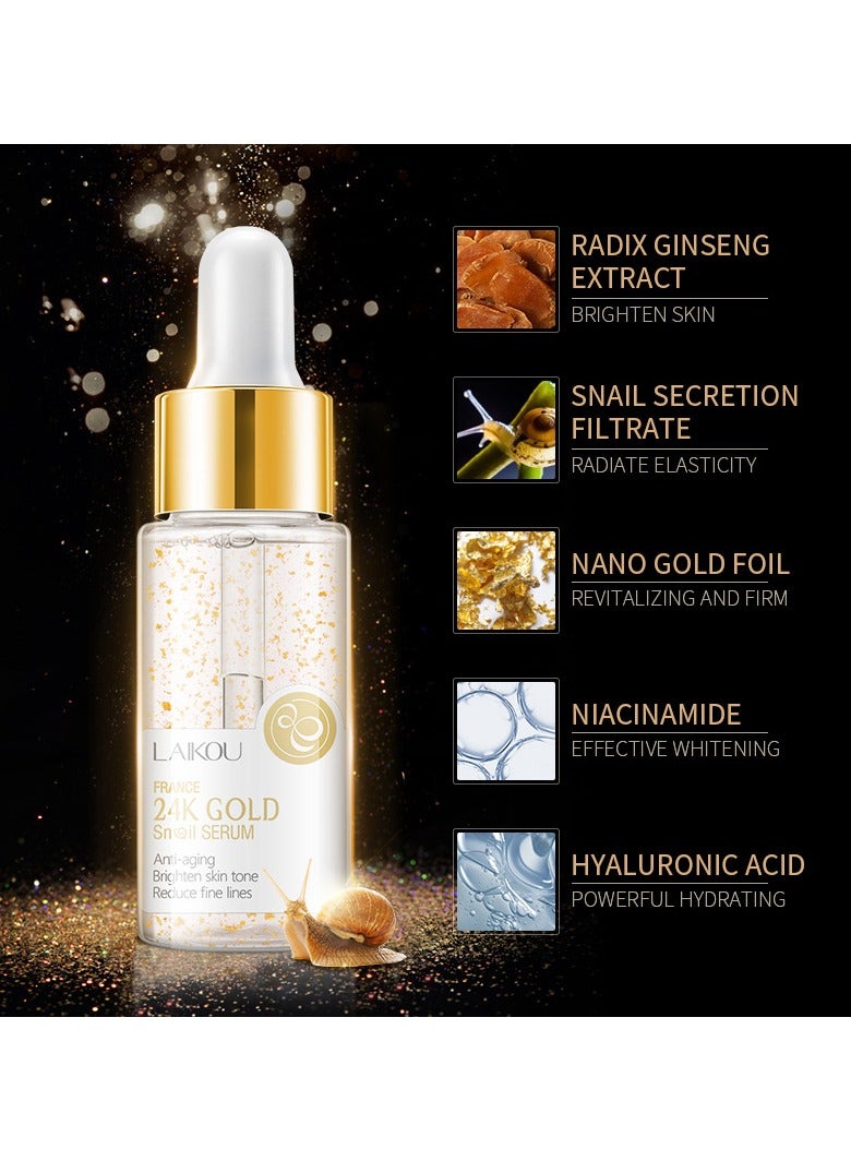 Gold Foil Snail Essence Hydrating and Moisturizing Skin Care