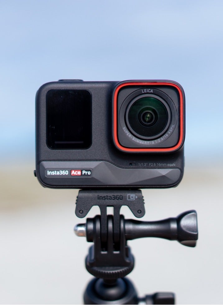 Ace Pro Waterproof Action Camera Co-Engineered With Leica Flagship 1/1.3 Inch Sensor And AI Noise Reduction For Unbeatable Image Quality 4K 120Fps  2.4 Inch Flip Screen And Advanced AI Featu