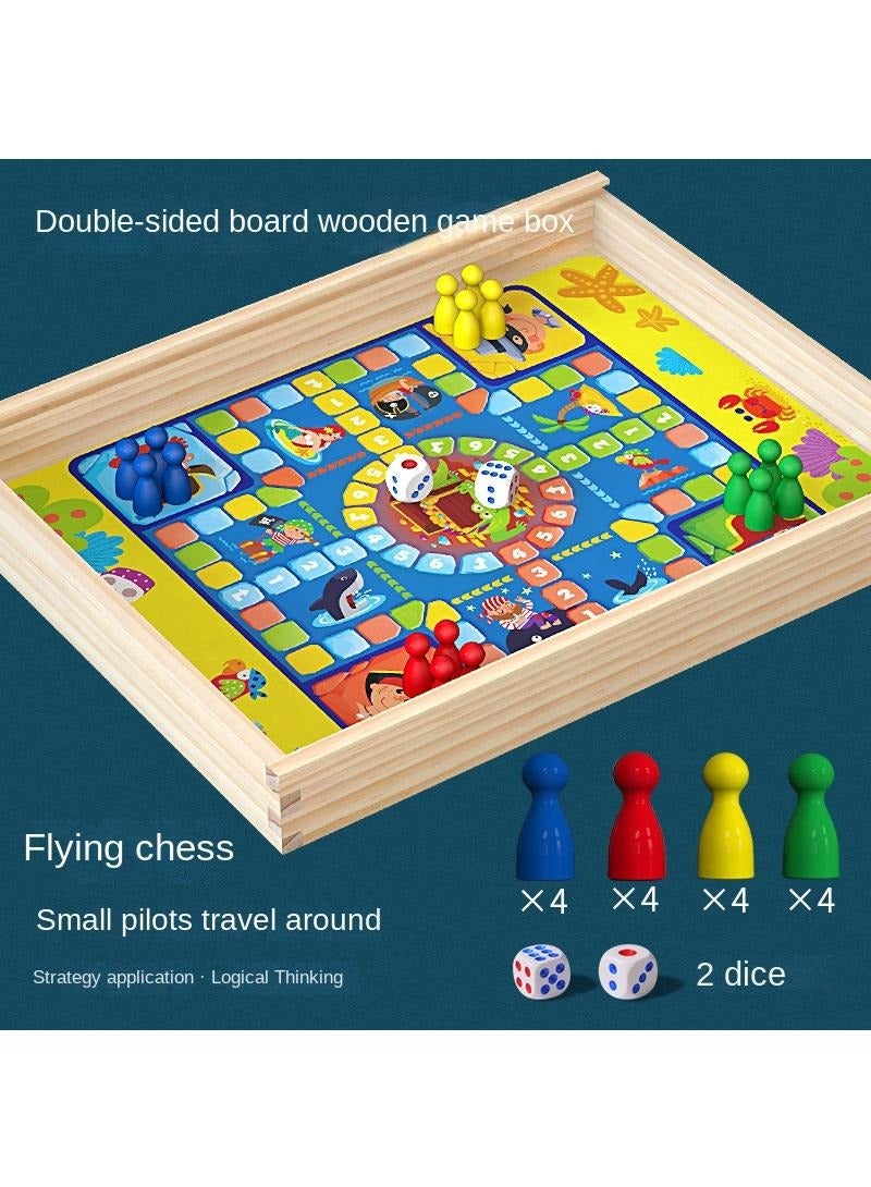 Puzzle Multi Functional Wooden Children's Table Game Toy