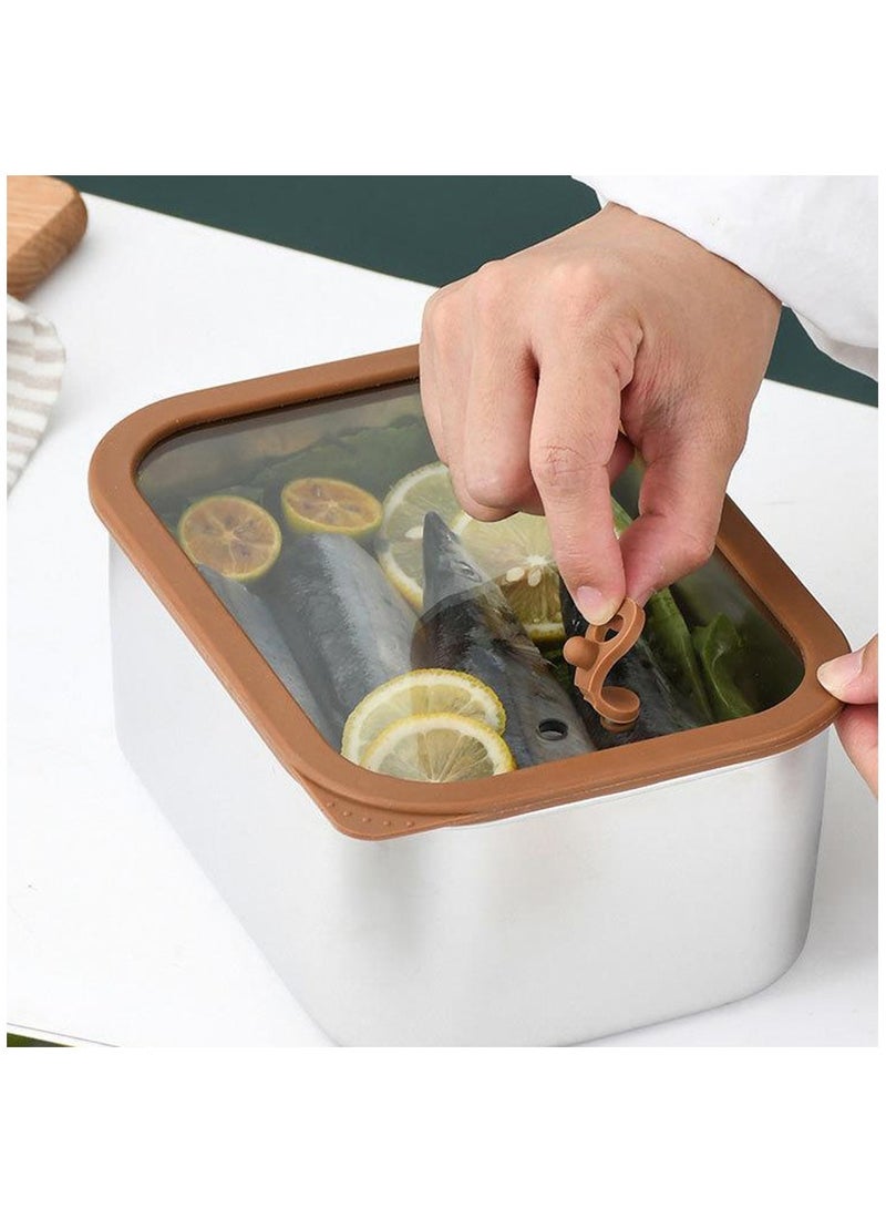 Stainless Steel Lunch Box - Insulated Bento Box Multifunctional-Containers Lunch Box Containers (304 stainless steel lunch box 2000ml