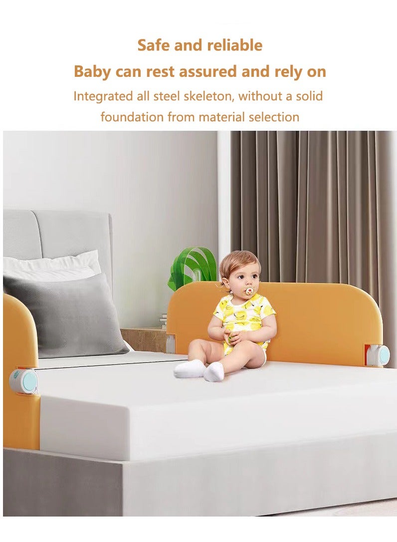 Toddler Bed Rails Guard,Universal Baby and Children Rail ,Additive-Free Material, Durable, Futon Slide, Vertical Elevation,Kicking Out, Fall Preventionfor Box Spring and slats Kids Toddlers Cribs, Twin, Double, Full Size Queen and King
