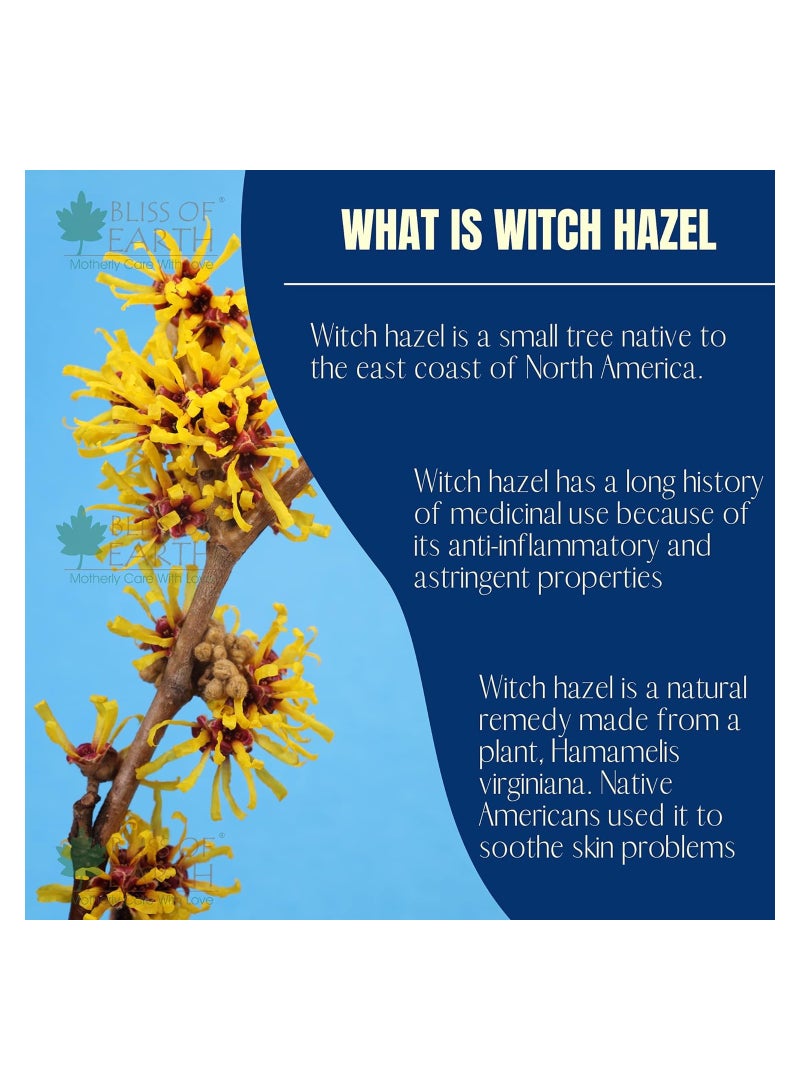 Witch Hazel Gel For Acne Hemorrhoids & Puffy Eyes 100GM Pack of 2