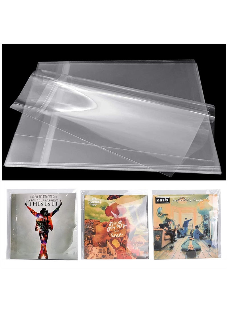 Clear Plastic Protective, LP Outer Sleeves Vinyl Record Sleeves Album Covers 12.79