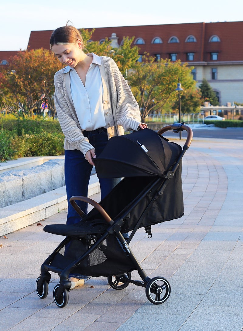 Travel Explorer 2 Autofold Stroller, Suitable From New-Born To 36 Months - Black