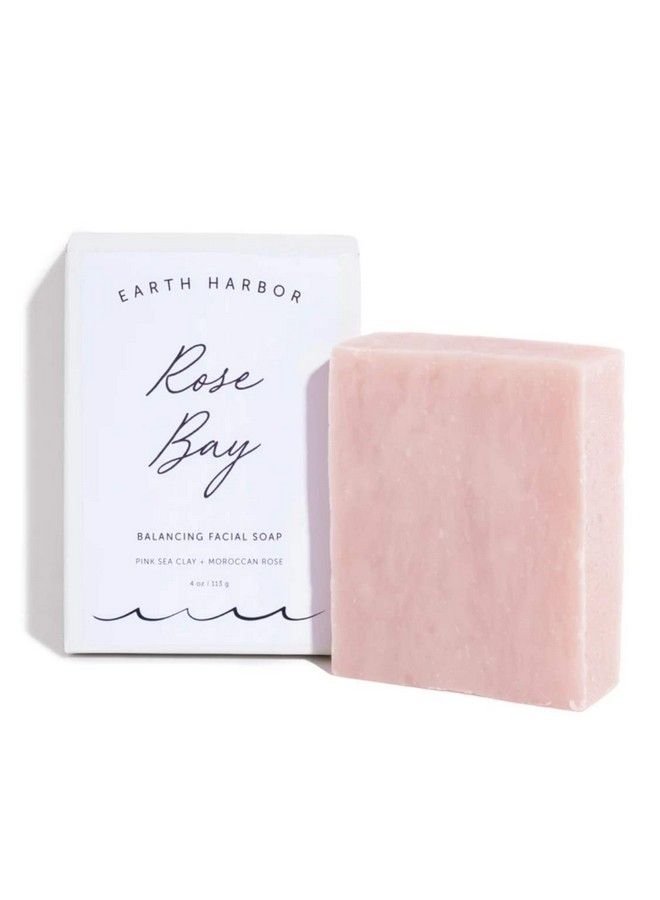 ; Rose Bay Balancing Facial Soap ; Gentle & Sensitive ; Australian Pink Clay ; Syntheticfree + Zerowaste