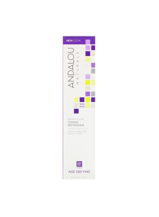 Toning Refresher Blossom  Leaf Age Defying 6 fl oz 178 ml