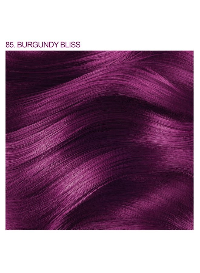 Semi Permanent Hair Color Vegan And Crueltyfree Hair Dye 4 Fl Oz 085 Burgundy Bliss (Pack Of 1)