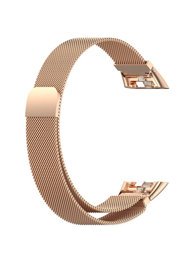 Replacement Milanese Strap For Huawei Band 6 Rose Gold