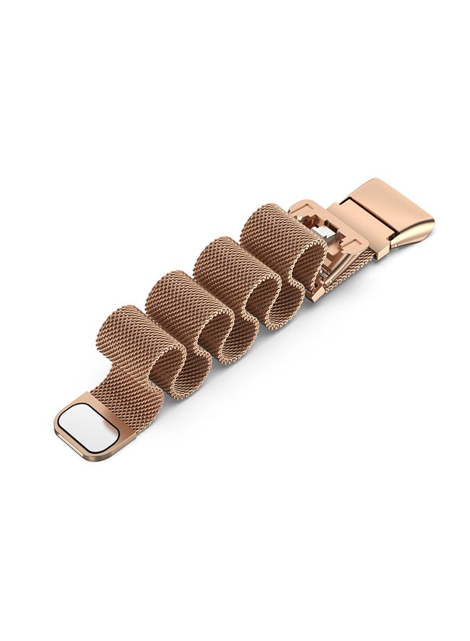 Replacement Milanese Strap For Huawei Band 6 Rose Gold