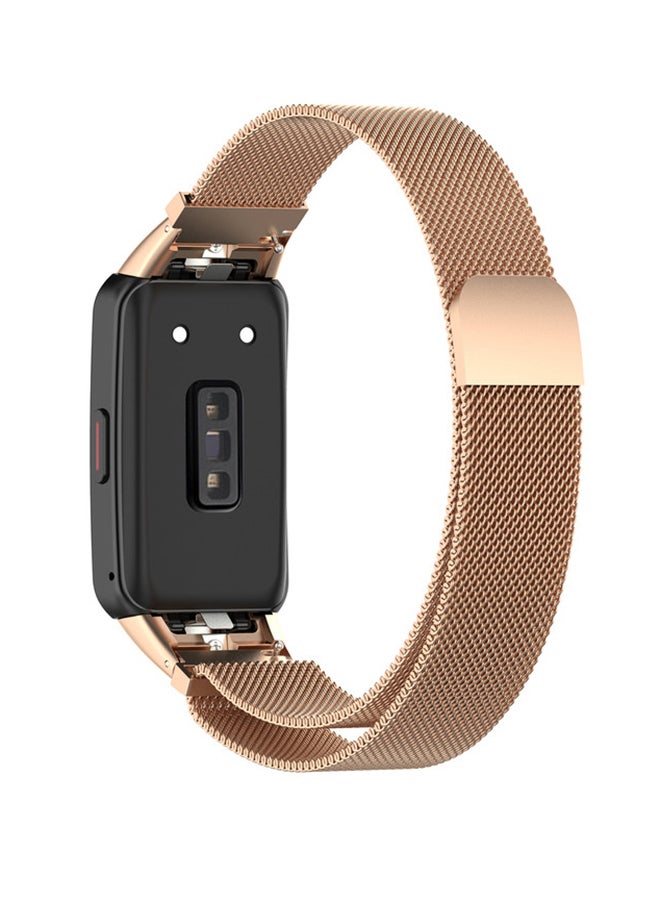 Replacement Milanese Strap For Huawei Band 6 Rose Gold