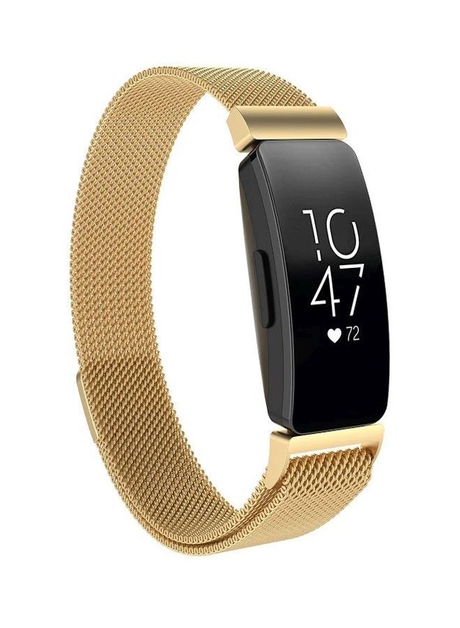 Replacement Band For Fitbit Inspire/Inspire Hr 7inch Gold