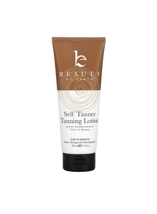 Self Tanner Sunless Tanning Lotion Fair To Medium 7.5 fl oz 222 ml