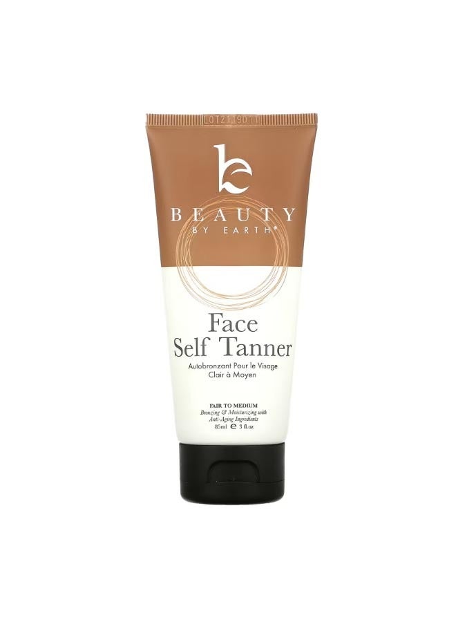 Face Self Tanner Sunless Tanning Lotion Fair To Medium 3 fl oz 85 ml