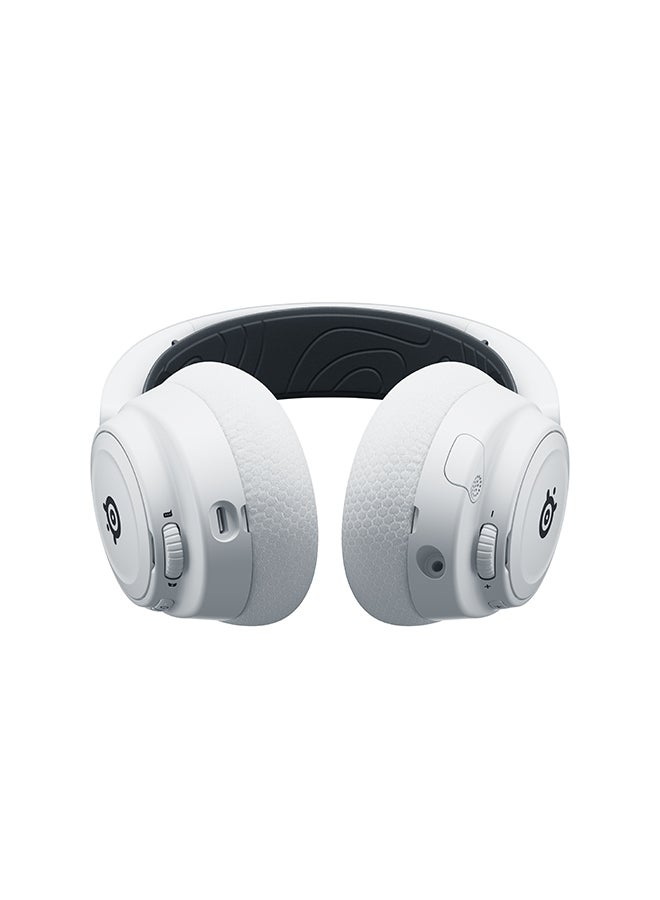 Arctis Nova 7X Wireless Multi System Gaming & Mobile Headset, Nova Acoustic System, 2.4GHz+Bluetooth, 38Hr Battery, ClearCast Gen2 Mic, For Xbox Series X|S, PC, PS5, White | 61567