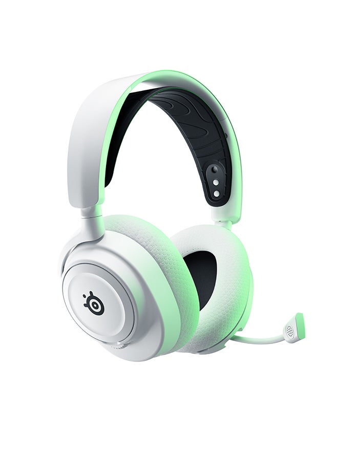 Arctis Nova 7X Wireless Multi System Gaming & Mobile Headset, Nova Acoustic System, 2.4GHz+Bluetooth, 38Hr Battery, ClearCast Gen2 Mic, For Xbox Series X|S, PC, PS5, White | 61567