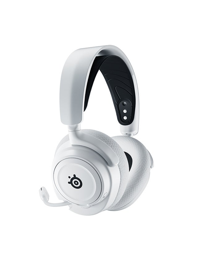 Arctis Nova 7X Wireless Multi System Gaming & Mobile Headset, Nova Acoustic System, 2.4GHz+Bluetooth, 38Hr Battery, ClearCast Gen2 Mic, For Xbox Series X|S, PC, PS5, White | 61567
