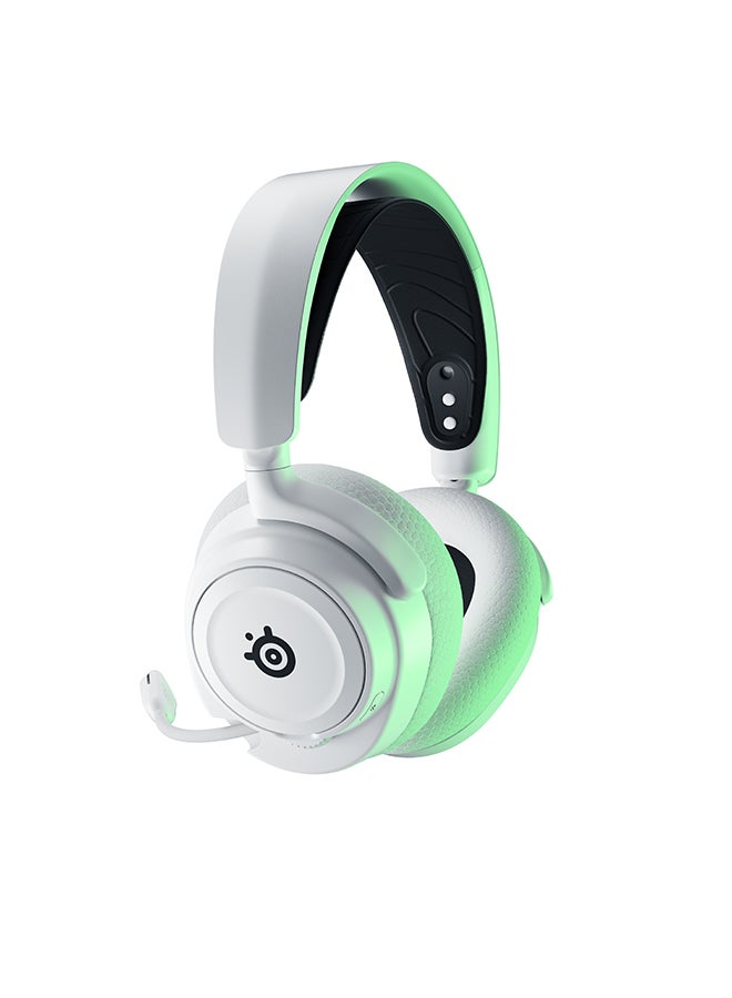 Arctis Nova 7X Wireless Multi System Gaming & Mobile Headset, Nova Acoustic System, 2.4GHz+Bluetooth, 38Hr Battery, ClearCast Gen2 Mic, For Xbox Series X|S, PC, PS5, White | 61567