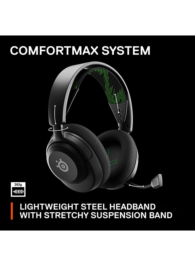 Arctis Nova 4X Wireless Multi-Platform Gaming Headset — 360° Spatial Audio — 2.4GHz High-Speed Wireless — 36 Hr Battery — USB-C — ClearCast Gen 2 Mic — Xbox Series X|S, PC, PS5, Switch