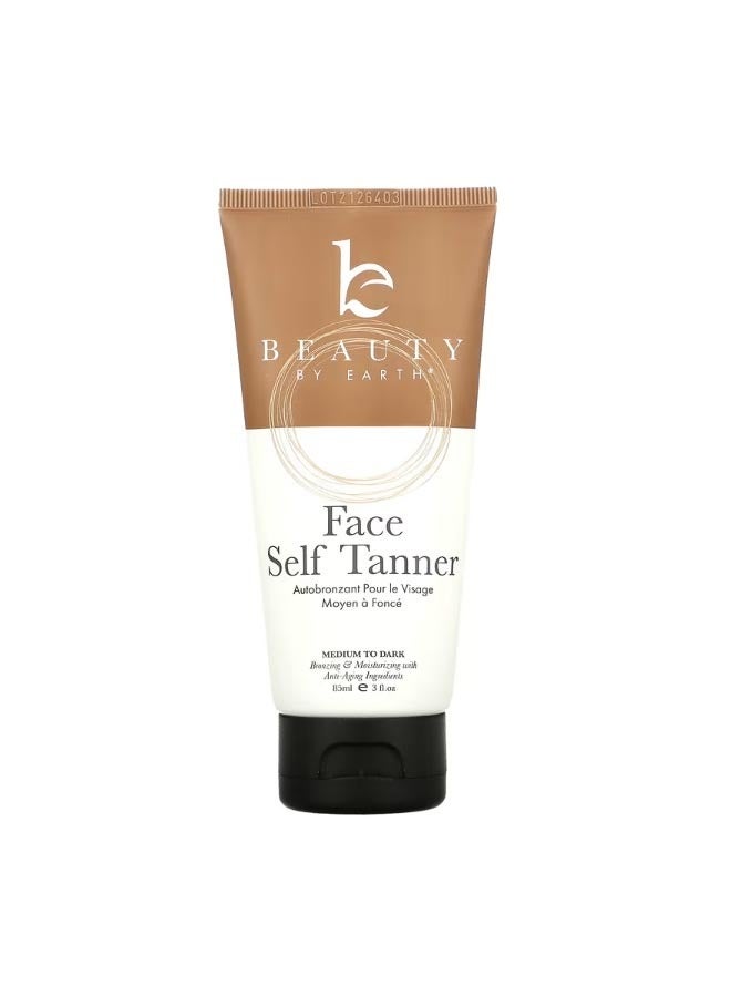 Face Self Tanner Sunless Tanning Lotion Medium To Dark 3 fl oz 85 ml