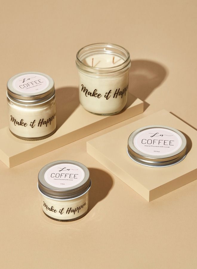 Light Within Coffee Soy Wax Candle 200 ml